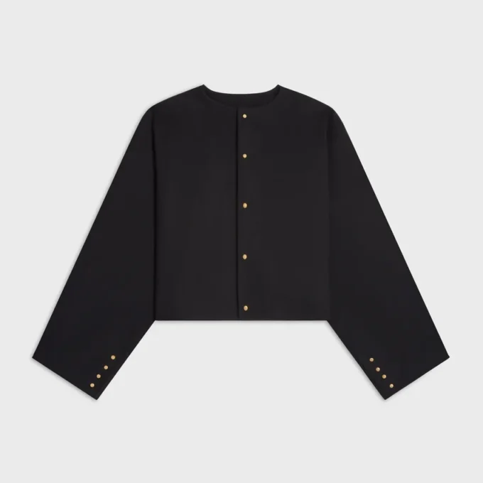 Chaqueta tipo cárdigan de tejido de lana Chaqueta tipo cárdigan de tejido de lana