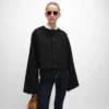 Chaqueta tipo cárdigan de tejido de lana Chaqueta tipo cárdigan de tejido de lana