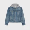 Chaqueta trucker de denim de algodón Chaqueta trucker de denim de algodón