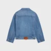 Chaqueta trucker de denim de algodón Chaqueta trucker de denim de algodón