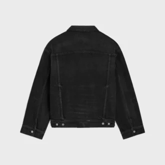Chaqueta trucker de denim de algodón