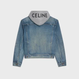 Chaqueta trucker de denim de algodón