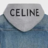 Chaqueta trucker de denim de algodón Chaqueta trucker de denim de algodón
