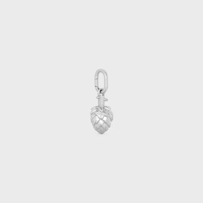 Charms Artichoke en latón con acabado de rodio Charms Artichoke en latón con acabado de rodio