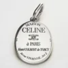 Charms CELINE Medalla de latón con acabado de rodio Charms CELINE Medalla de latón con acabado de rodio
