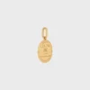 Charms CELINE Medalla de latón con acabado dorado Charms CELINE Medalla de latón con acabado dorado