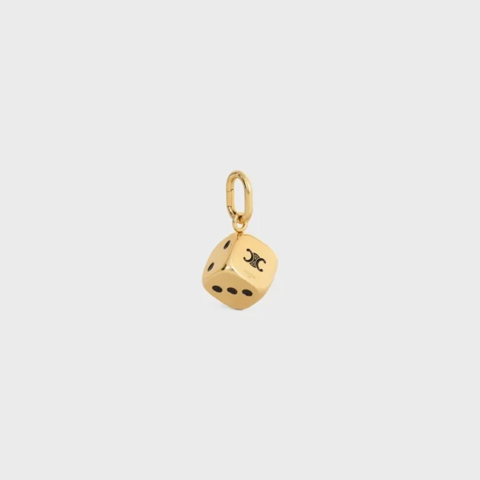 Charms CELINE Triomphe Dados en esmalte y aluminio Charms CELINE Triomphe Dados en esmalte y aluminio