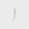 Charms Cuerno en latón con acabado de rodio Charms Cuerno en latón con acabado de rodio