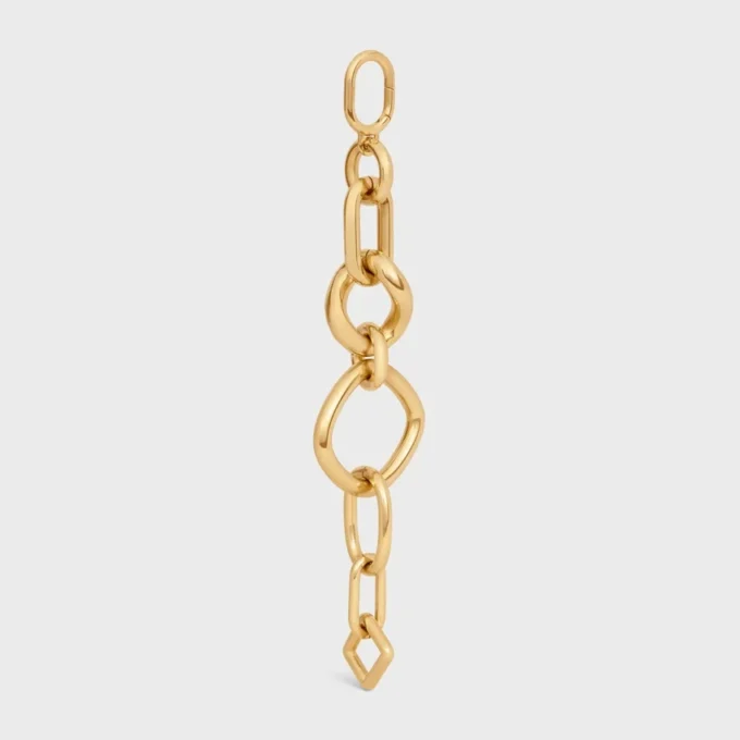 Charms Modern Chunky Gourmette en latón con acabado dorado Charms Modern Chunky Gourmette en latón con acabado dorado