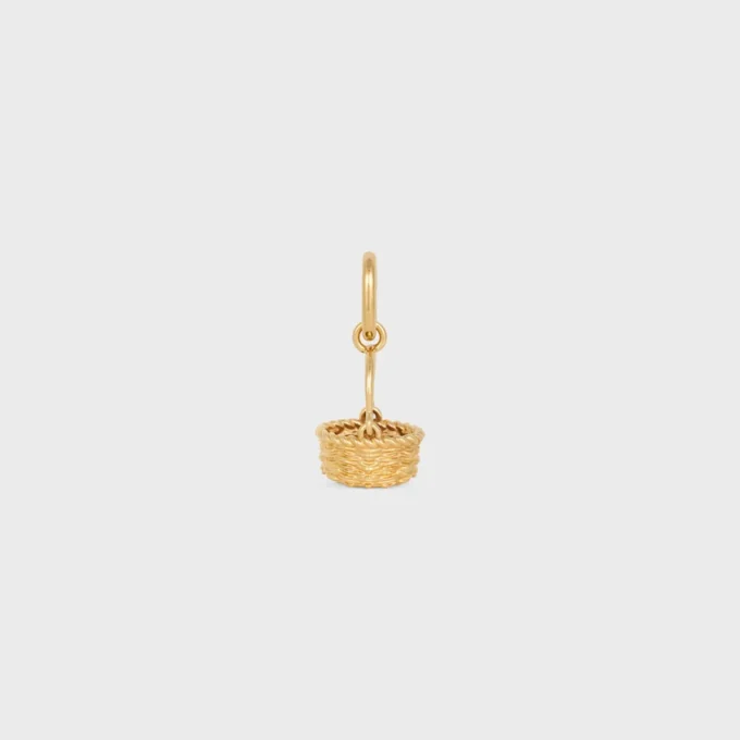 Charms Panier en latón con acabado dorado Charms Panier en latón con acabado dorado