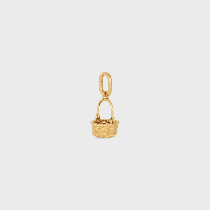 Charms Panier en latón con acabado dorado Charms Panier en latón con acabado dorado