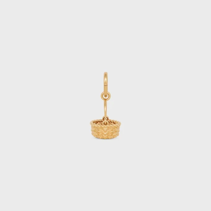 Charms Panier en latón con acabado dorado Charms Panier en latón con acabado dorado