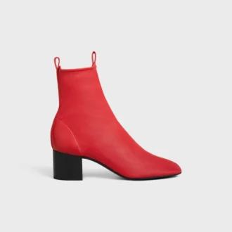 Cheri – Bota con cremallera en piel de cordero elástica