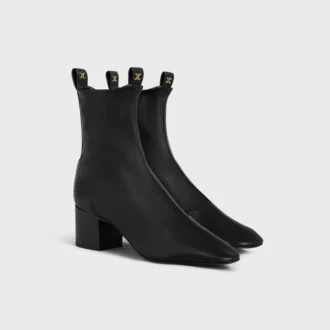 Cheri – Bota con cremallera en piel de cordero elástica