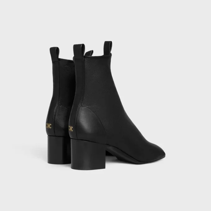 Cheri – Bota con cremallera en piel de cordero elástica Cheri – Bota con cremallera en piel de cordero elástica