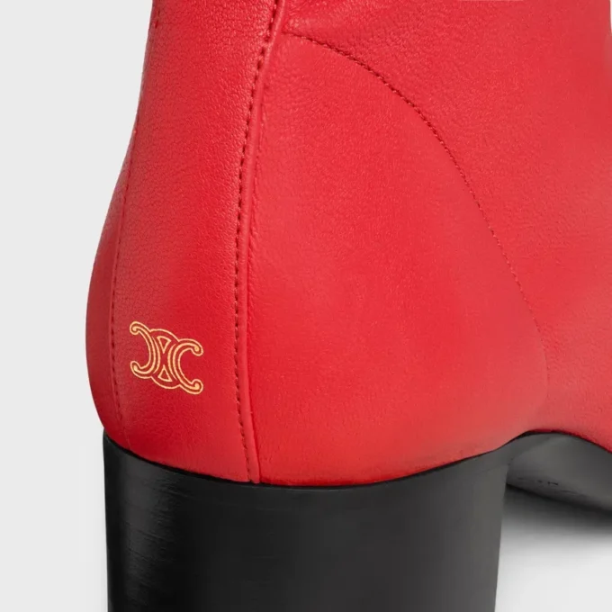 Cheri – Bota con cremallera en piel de cordero elástica Cheri – Bota con cremallera en piel de cordero elástica