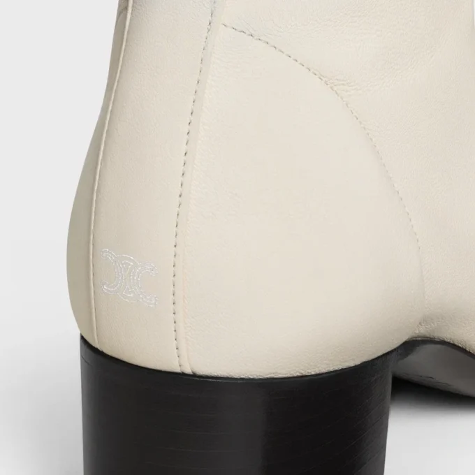 Cheri – Bota con cremallera en piel de cordero elástica Cheri – Bota con cremallera en piel de cordero elástica