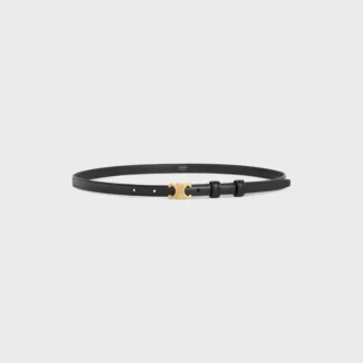 Cinturón Triomphe de 13 mm en piel de taurillón