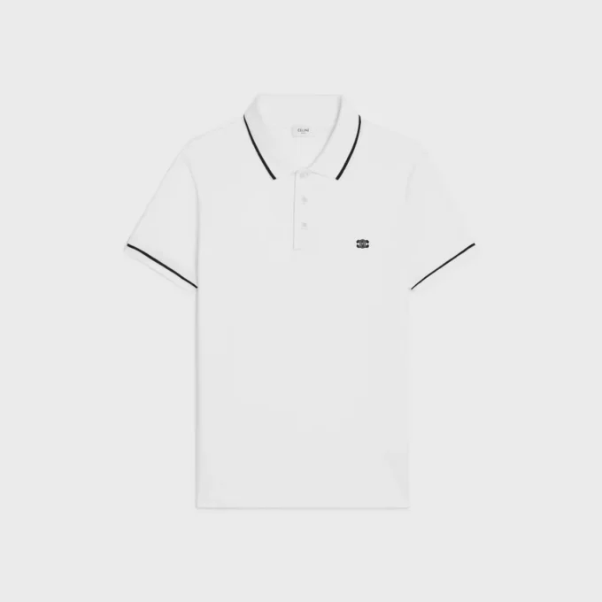 Classic Polo Shirt en piqué de algodón