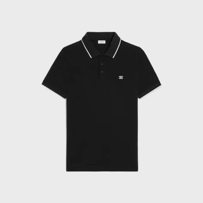 Classic Polo Shirt en piqué de algodón