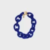 Collar Ata CELINE Links de cuentas y latón con acabado dorado Collar Ata CELINE Links de cuentas y latón con acabado dorado