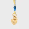 Collar CELINE Charms Cordon en seda y latón con acabado dorado Collar CELINE Charms Cordon en seda y latón con acabado dorado