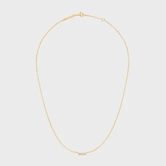 Collar CELINE Line en oro amarillo y diamantes