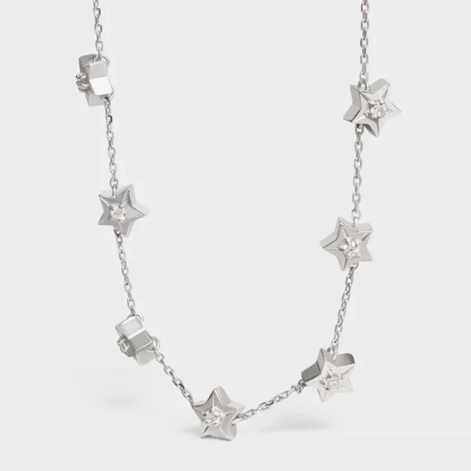 Collar CELINE Multi Stars en oro blanco y diamantes Collar CELINE Multi Stars en oro blanco y diamantes