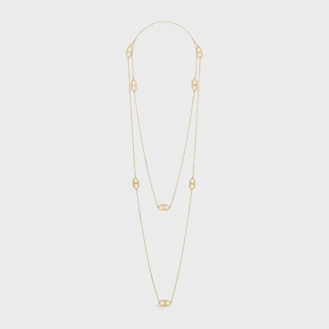 Collar largo Maillon Triomphe en oro amarillo Collar largo Maillon Triomphe en oro amarillo