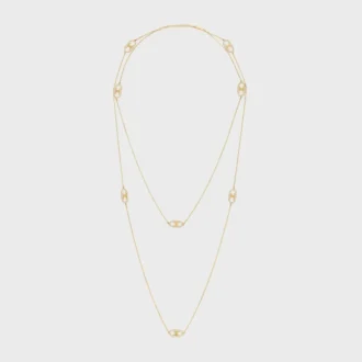 Collar largo Maillon Triomphe en oro amarillo y diamantes