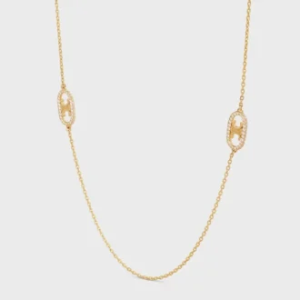 Collar largo Maillon Triomphe en oro amarillo y diamantes