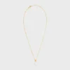 Collar Les Perles CELINE de perlas de resina y latón con acabado dorado Collar Les Perles CELINE de perlas de resina y latón con acabado dorado