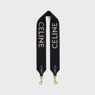 Correa corta de lana con jacquard CELINE