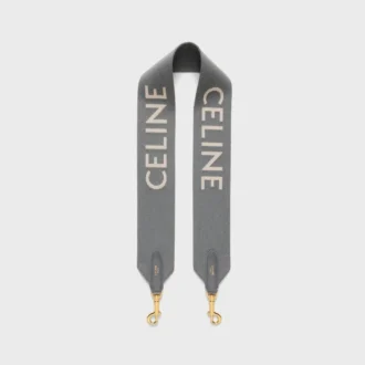 Correa corta de lana con jacquard CELINE