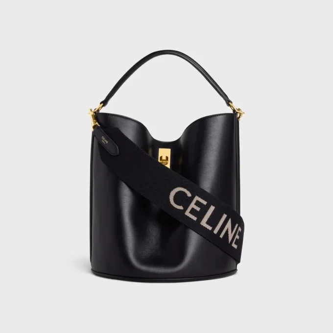 Correa corta de lana con jacquard CELINE Correa corta de lana con jacquard CELINE