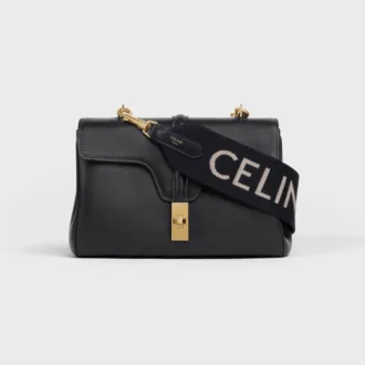 Correa larga de lana con jacquard de CELINE