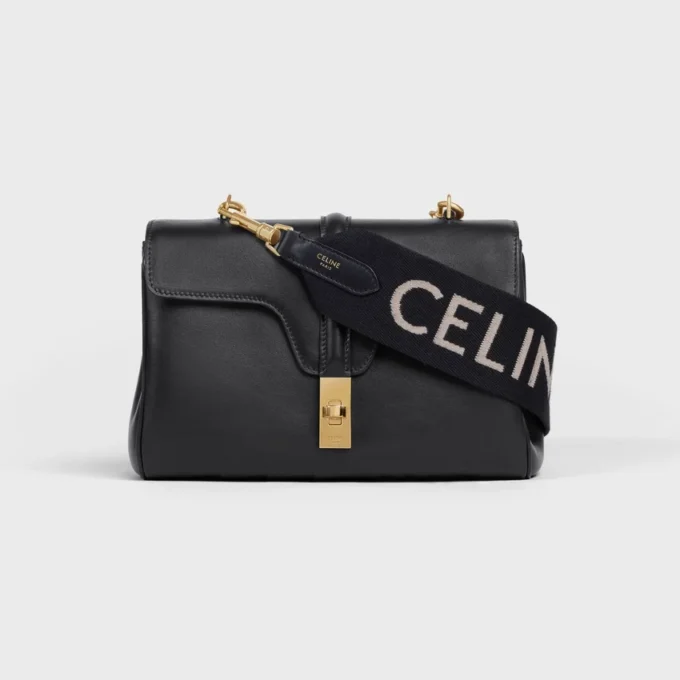 Correa larga de lana con jacquard de CELINE Correa larga de lana con jacquard de CELINE