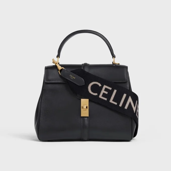Correa larga de lana con jacquard de CELINE Correa larga de lana con jacquard de CELINE