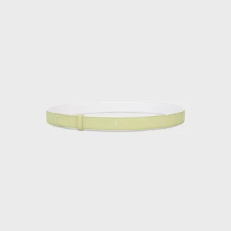 Correa reversible de 25 mm en piel de becerro lisa y granulada