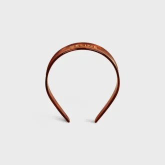 Diadema CELINE de acetato y acero
