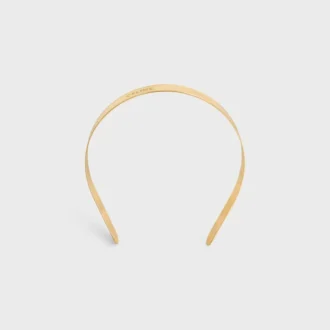 Diadema fina CELINE Paris en acero