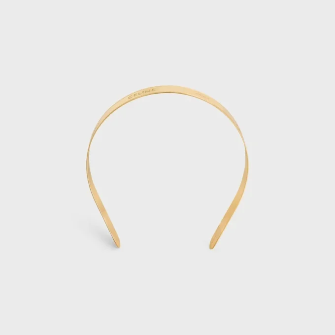 Diadema fina CELINE Paris en acero Diadema fina CELINE Paris en acero