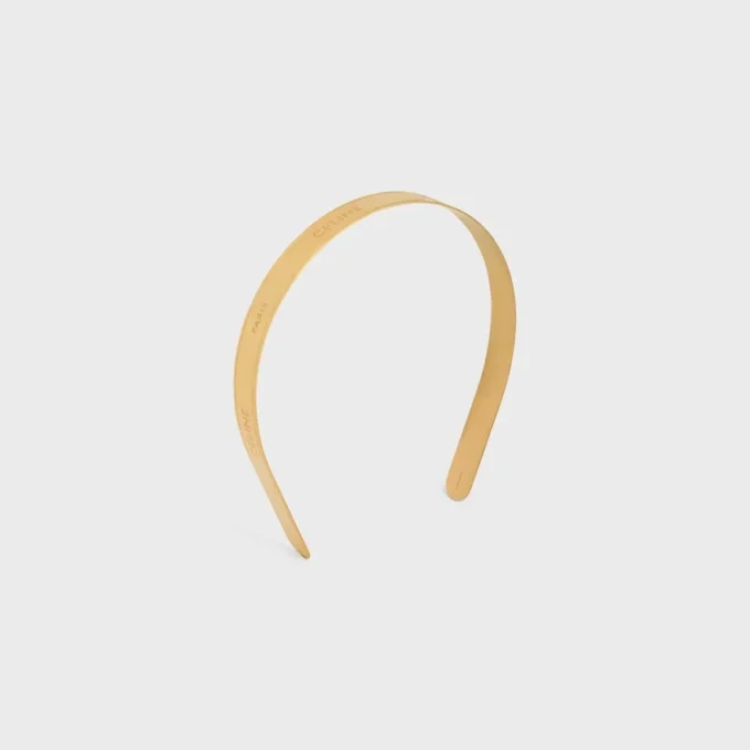 Diadema fina CELINE Paris en acero Diadema fina CELINE Paris en acero