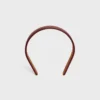Diadema fina CELINE Toile Triomphe en piel de cordero y Toile Triomphe Diadema fina CELINE Toile Triomphe en piel de cordero y Toile Triomphe