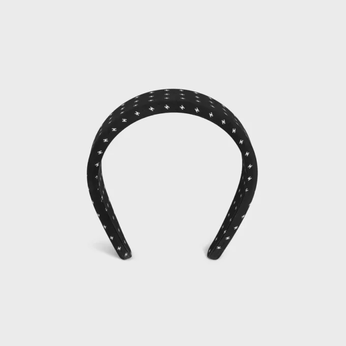 Diadema Micro Triomphe de CELINE en seda Diadema Micro Triomphe de CELINE en seda