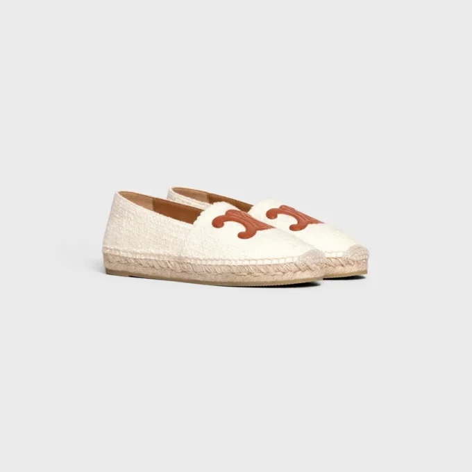 Espadrilles CELINE en tweed y piel de becerro Espadrilles CELINE en tweed y piel de becerro