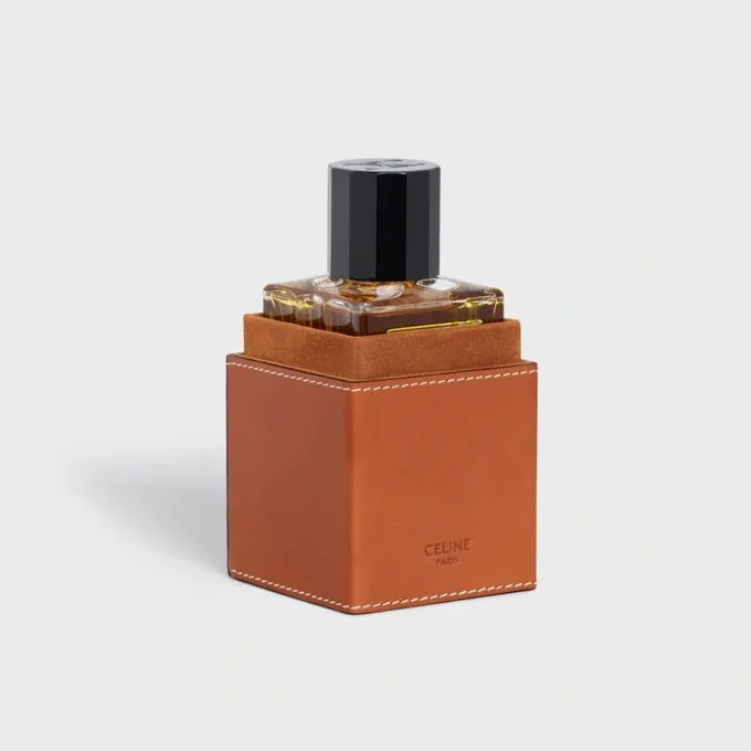 Estuche para 1 perfume de 100 ml en piel de becerro natural Estuche para 1 perfume de 100 ml en piel de becerro natural