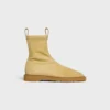 Flow – Bota con cremallera en piel de cordero de gamuza elástica Flow – Bota con cremallera en piel de cordero de gamuza elástica