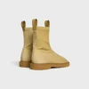 Flow – Bota con cremallera en piel de cordero de gamuza elástica Flow – Bota con cremallera en piel de cordero de gamuza elástica
