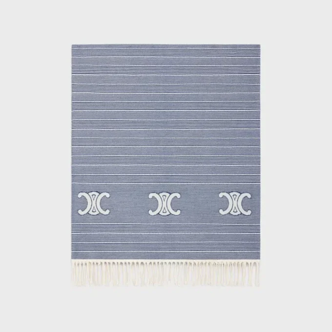 Fouta Triomphe de algodón a rayas Fouta Triomphe de algodón a rayas
